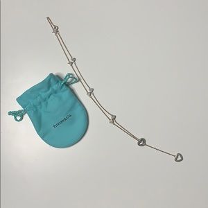 Tiffany & Co silver open heart necklace!
